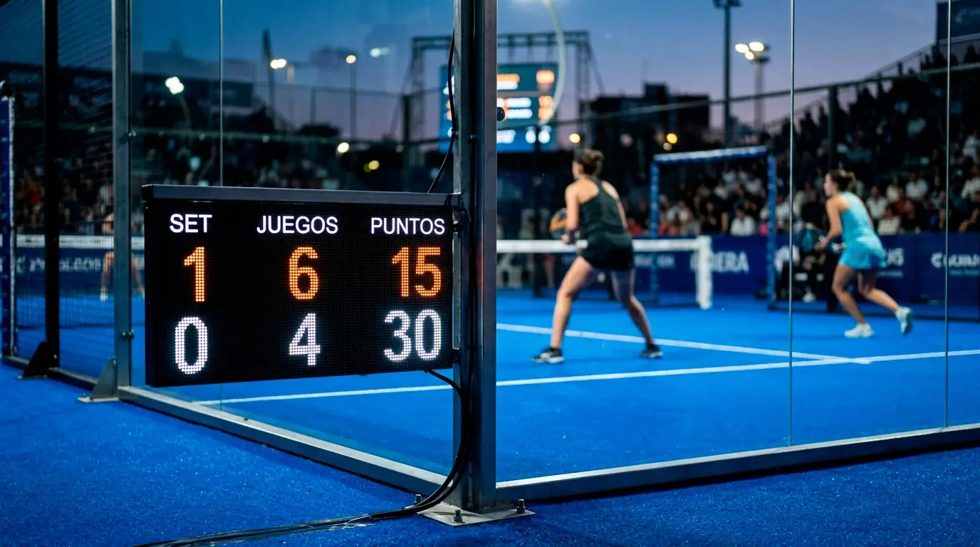 Tipos de apuestas en pádel incluyendo handicap y totales de juegos
